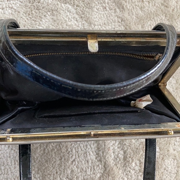 Vintage Lennox black purse - Picture 4 of 7